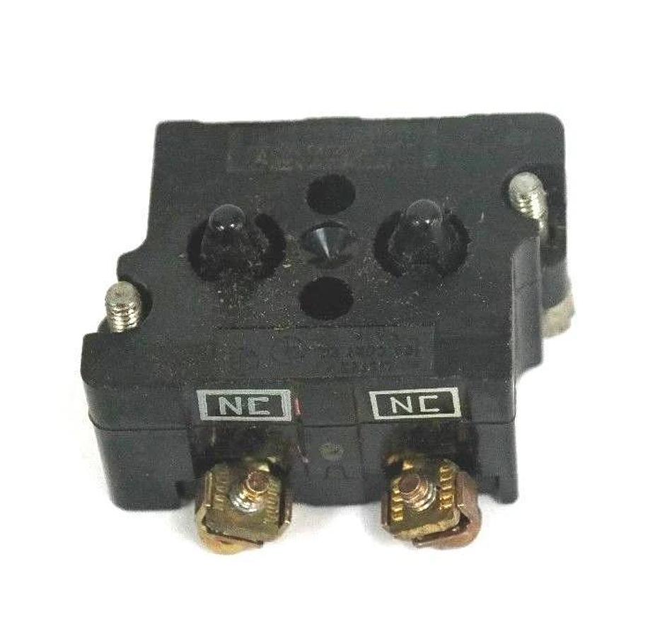 Used NIB CUTLER-HAMMER 10250T3 CONTACT BLOCK 600VAC, 2 N.C.