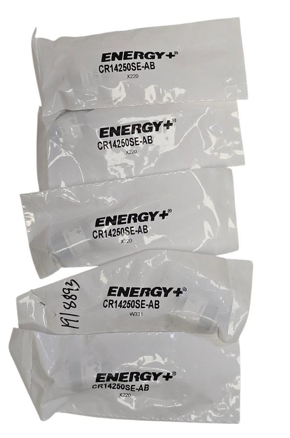 Used LOT OF 5 NEW ENERGY PLUS CR14250SE-AB BATTERIES LITHIUM 3.0V 850MAH