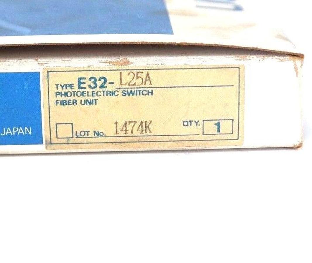 Used NEW OMRON E32-L25A PHOTOELECTRIC SWITCH FIBER UNIT E32L25A