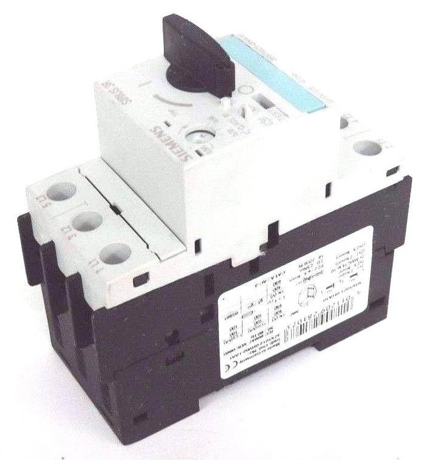 Used SIEMENS 3RV1021-0HA10 CIRCUIT BREAKER 3RV10210HA10