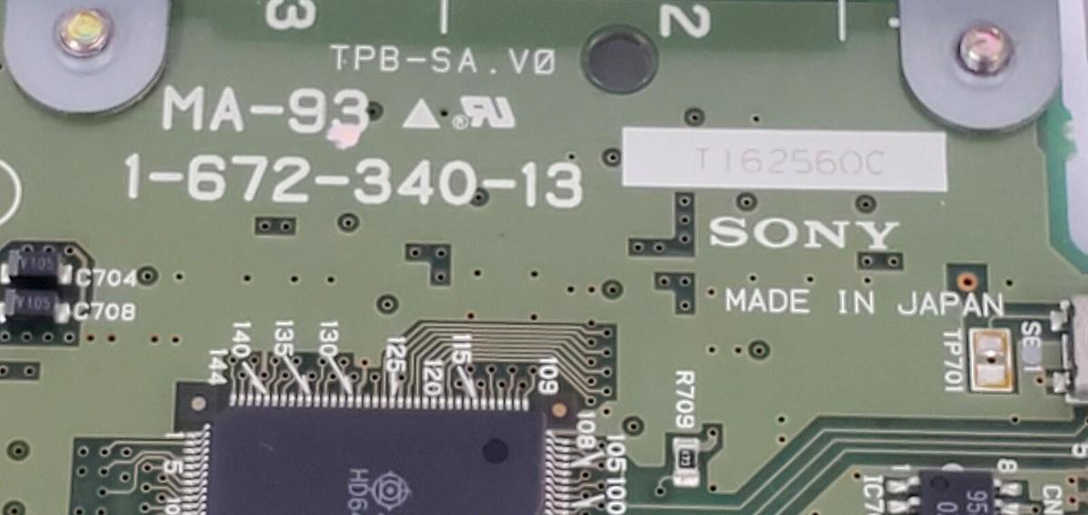 Used SONY MA-93 1-672-340-13 CIRCUIT BOARD WM-10 1-672-344-11 & KEY-47 1-678-211-11