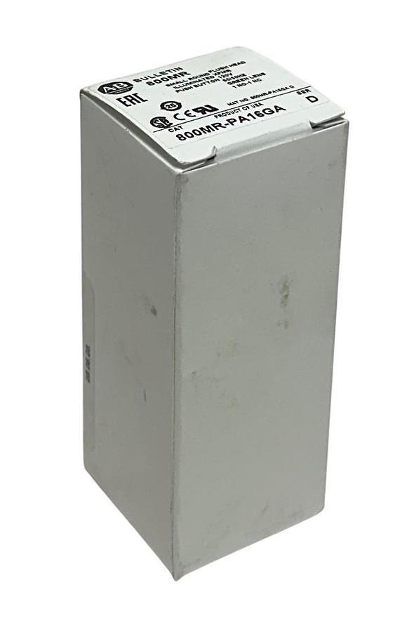 ALLEN BRADLEY 800MR-PA16GA /D SMALL ROUND PUSH BUTTON FLUSH GREEN 120V NSMP