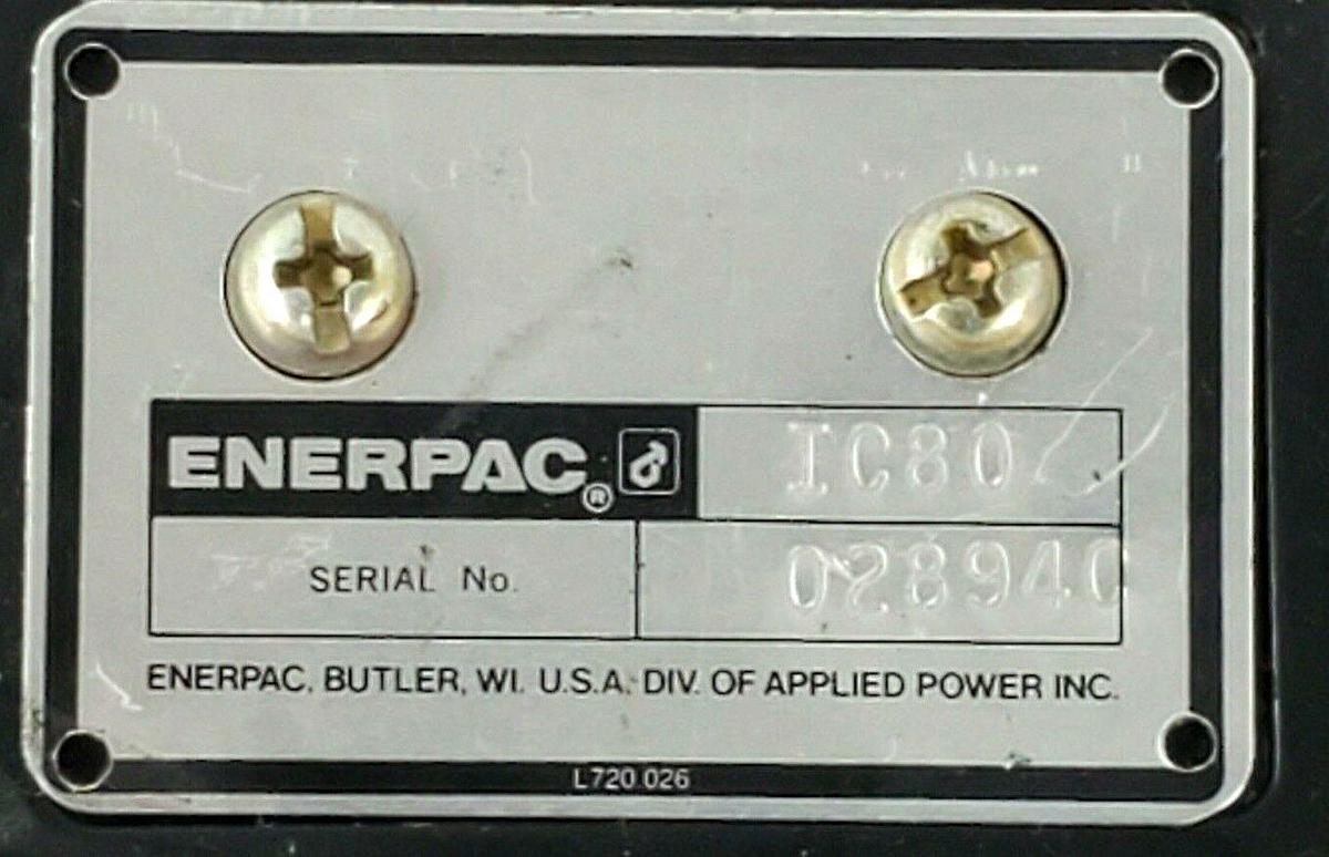 Used ENERPAC IC-80 LIMIT SWITCH IC80 W/OUT ROLLER