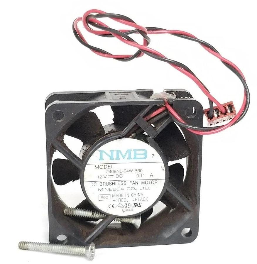 Used NMB 2408NL-04W-B30 DC BRUSHLESS FAN MOTOR 12VDC, 0.11A, 2408NL04WB30