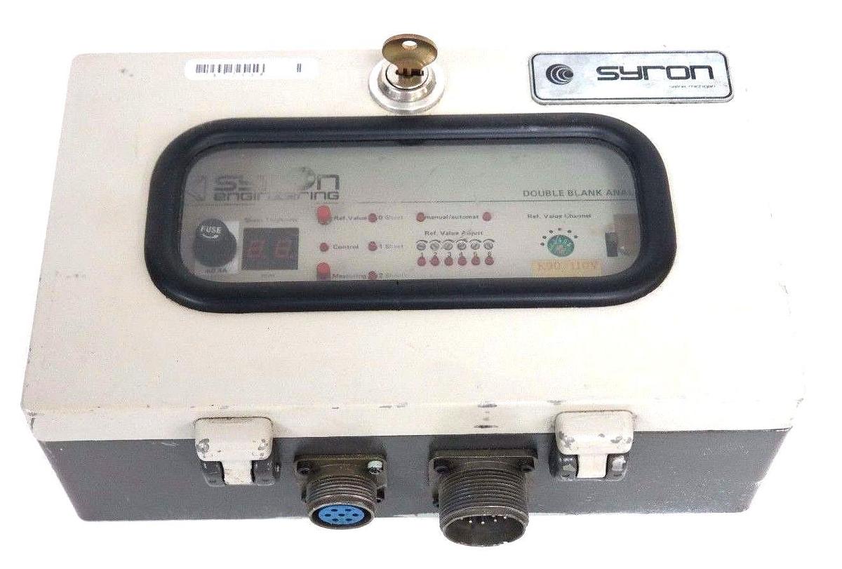 Used REPAIRED SYRON K90-110V DOUBLE BLANK ANALYZER K90110V