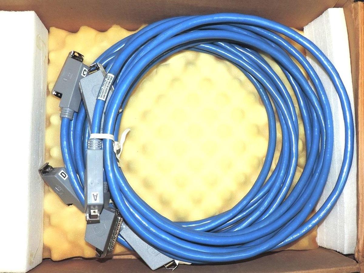 NIB ALLEN BRADLEY 1775-CX CHASSIS EXPANSION FOUR PIECE CABLE SET 1775CX