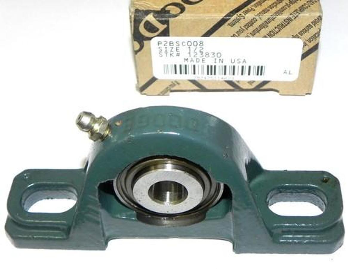 NIB DODGE PCBSC008 BEARING PILLOW BLOCK 1/2'' 123830, P2B-SC-008