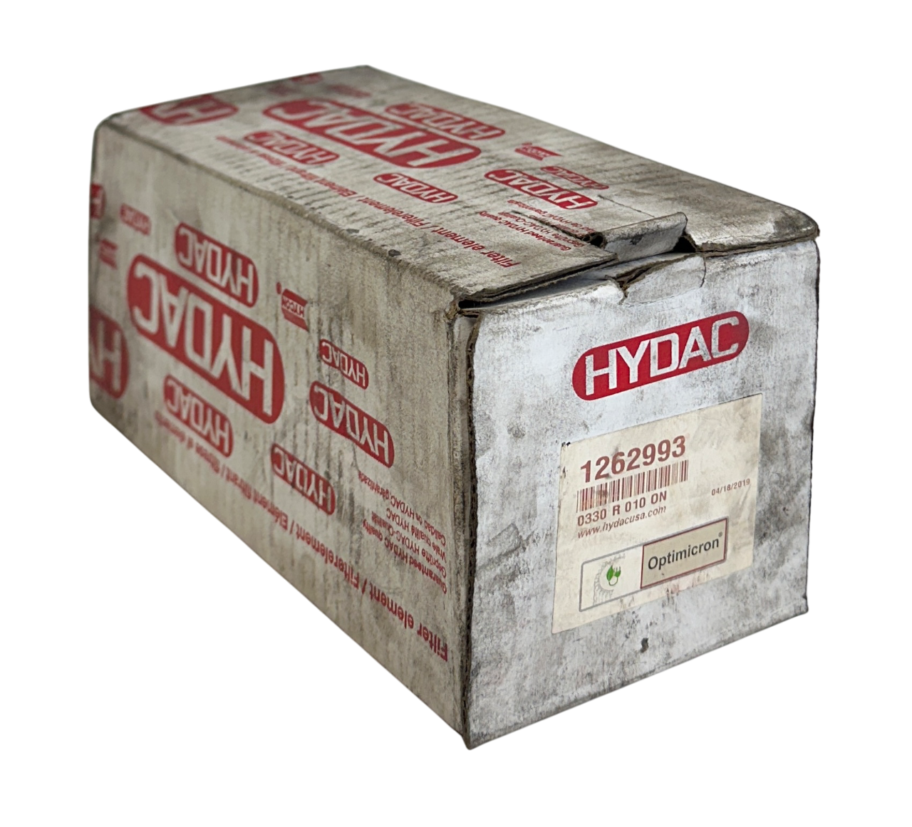 Used HYDAC 1262993 / 0330R010ON OEM HYDRAULIC FILTER ELEMENT OPTIMICRON NSMP