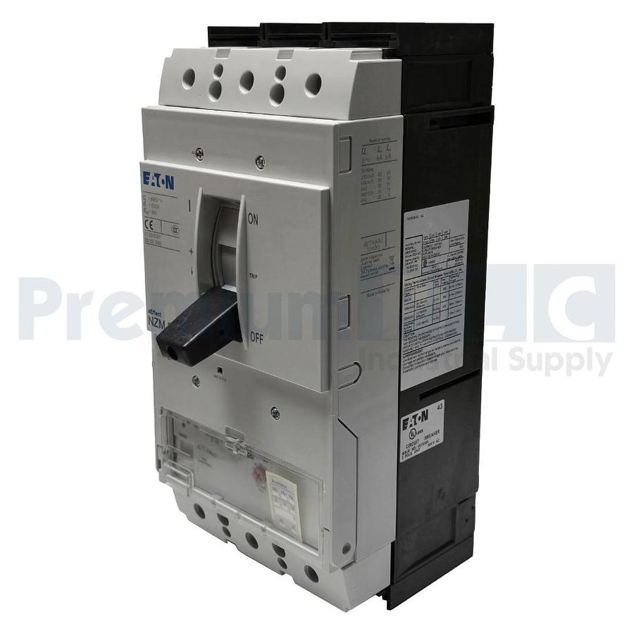 Used NEW EATON NZMN3-AEF600-NA MOELLER NZM3 600A CIRCUIT BREAKER 269282 W/TRIP NSMP