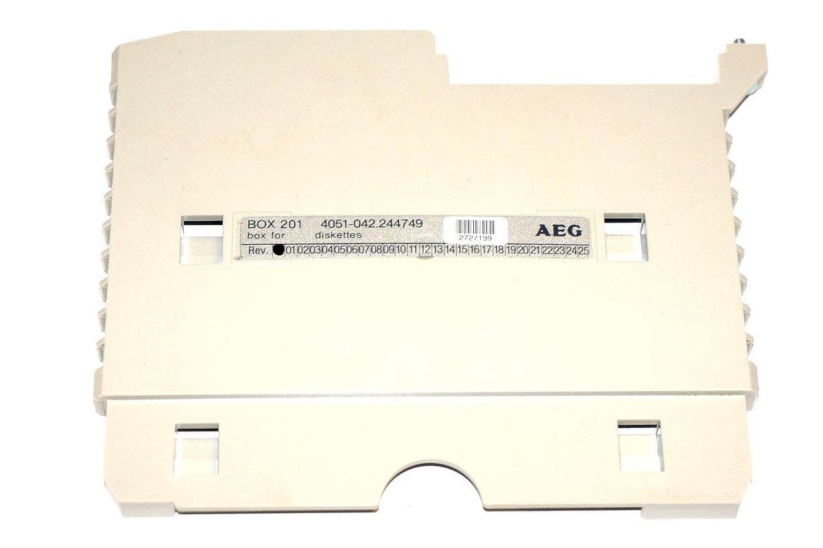 LOT OF 4 NIB MODICON AS-HBOX-201 3 1/2 " DISKETTE STORAGE BOXES, ASHBOX201