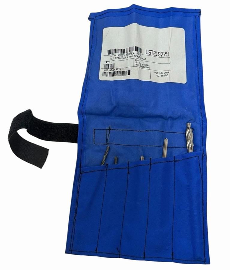 NEW M4 METBLUE FASTENER INSTAL. SET STRAIGHT SHANK SERIES BLUE 4MM UST219779