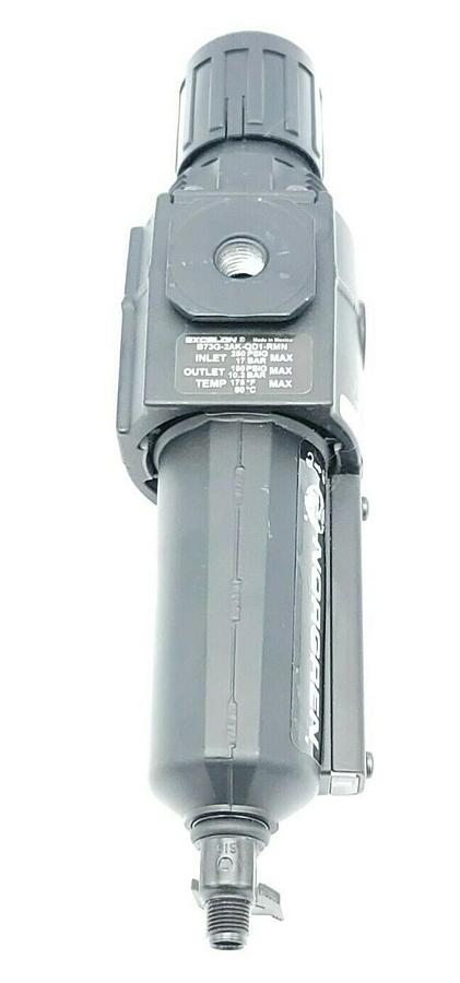 Used NORGREN EXCELON B73G-2AK-QD1-RMN FILTER/REGULATOR 1/4 NPT