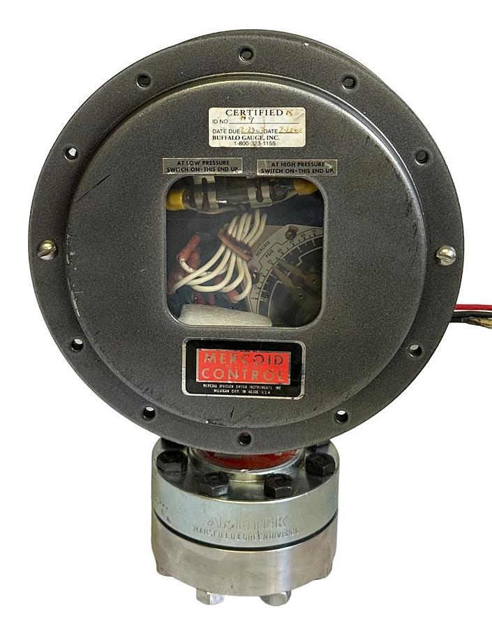 Used MERCOID DAW-43-804-23E / DAW4380423E BOURDON TUBE PRESSURE SWITCH TYPE SB SEAL