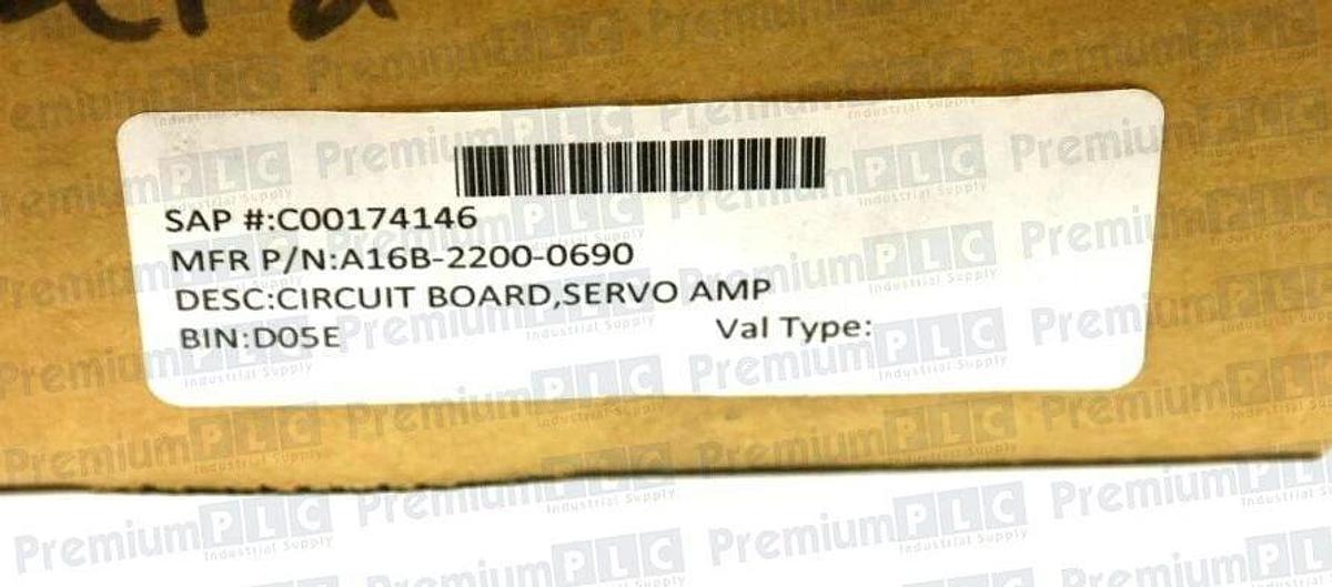Used NEW SEALED FANUC A16B-2200-0690 SERVO AMPLIFIER CIRCUIT BOARD A16B22000690