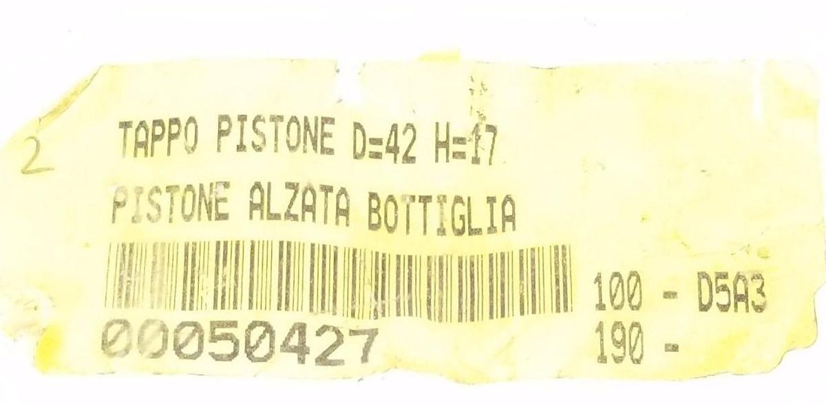 Used NEW TAPPO PISTONE 00050427 D=42 H=17