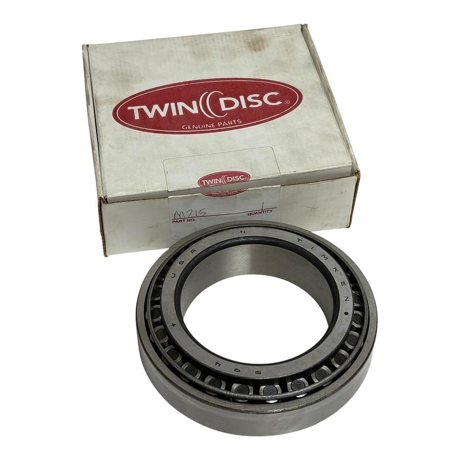 Used Twin Disc M215 Main Power Take-Off Bearing Timken 592A 492 Assembly - New