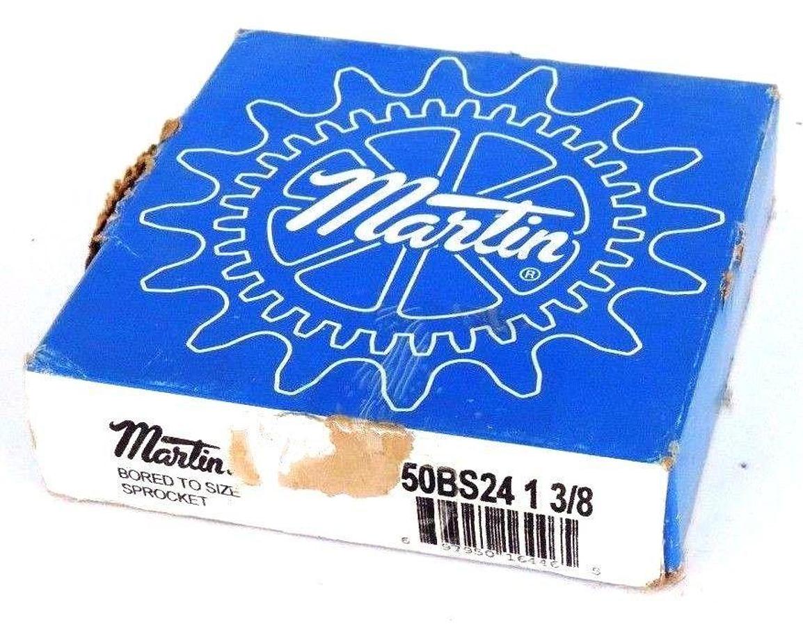 Used NIB MARTIN 50BS24 SPROCKET 1 3/8" BORED TO SIZE 50BS24-1-3/8