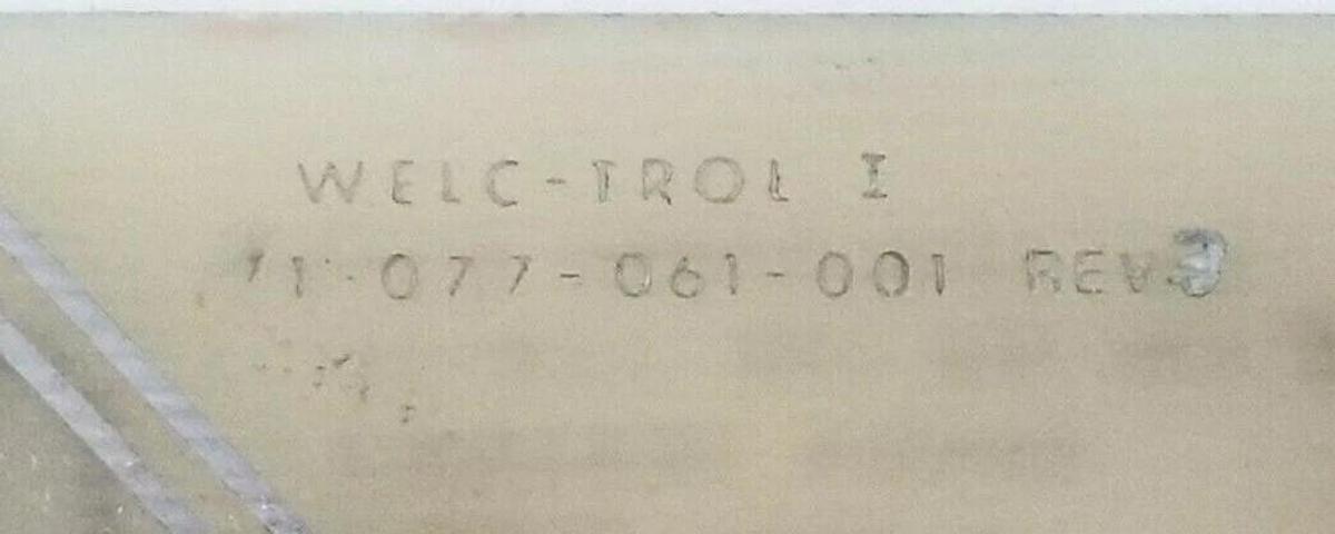 Used WELCO INDUSTRIES INC. 71-077-061-001 WELC-TROL I POWER BOARD REV. 3 71077061001