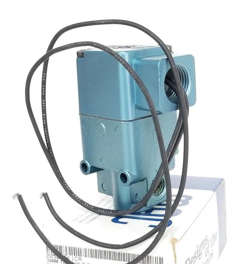 Used NIB MAC 225B-611CA SOLENOID VALVE 24VDC, 8.5W, 25-150PSI, 225B611CA