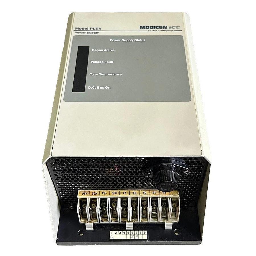 Used AEG MODICON iCC 110-144 / 110144 MODEL PLS4 CYBERLINE POWER SUPPLY