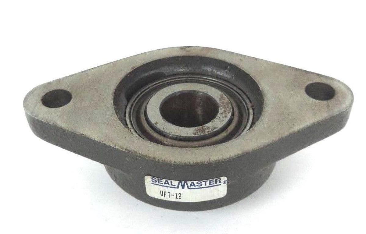 NIB SEALMASTER VFT-12 BALL BEARING FLANGE UNIT VFT12, BORE: 3/4''