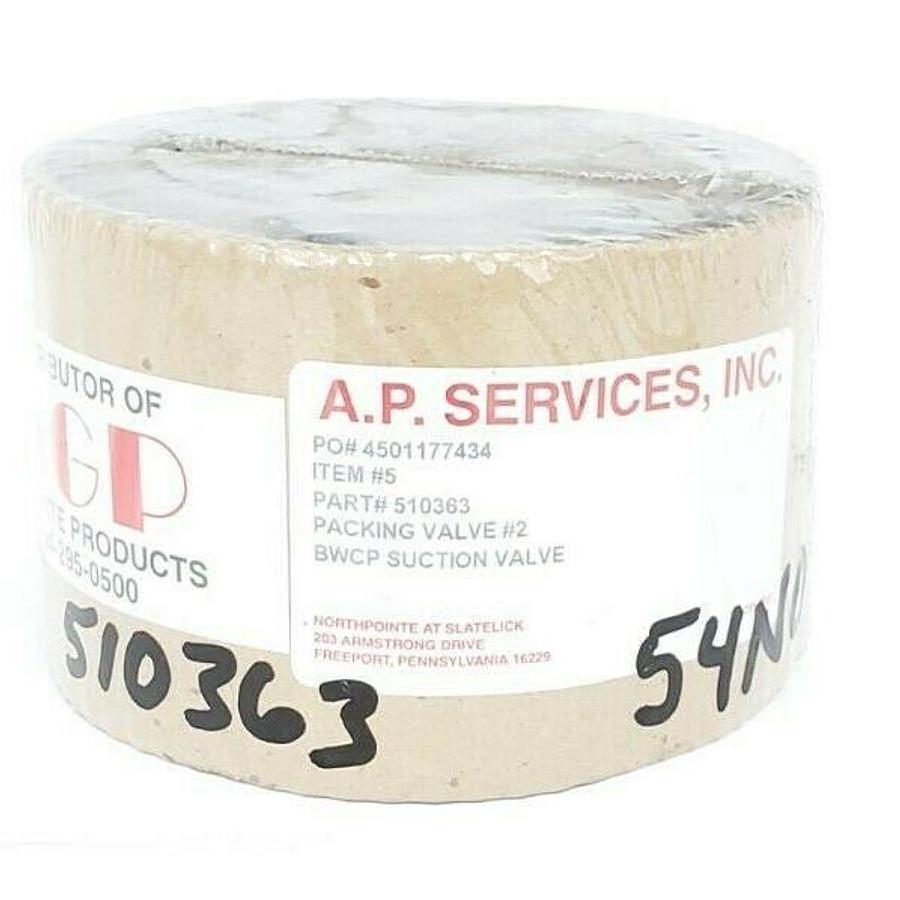 Used NGP / AP SERVICES 510363 VALVE PACKING BWCP SUCTION VALVE