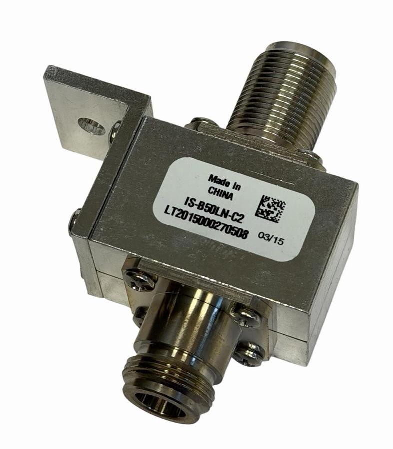 Used NEW PolyPhaser IS-B50LN-C2 Lightning Protector ANTENNA ISB50LNC2