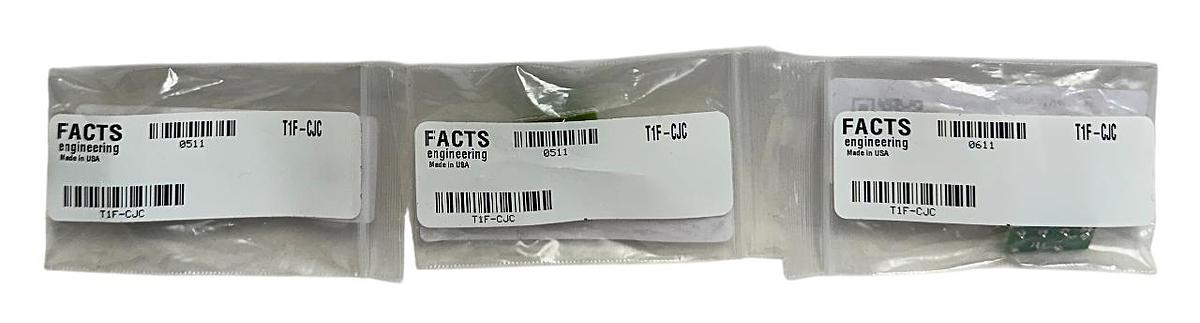 Used 3 FACTS ENGINEERING T1F-CJC / T1FCJC REPLACEMENT TERMINATOR CJC SENSORS NSMP