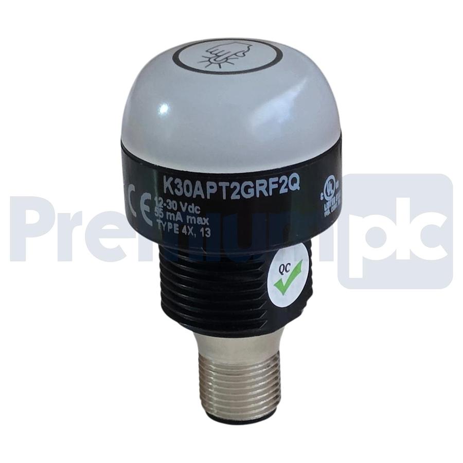 Used Banner K30APT2GRF2Q 96588 K30 Series EZ-LIGHT 30mm Touch Sensor M12 QD NSMP