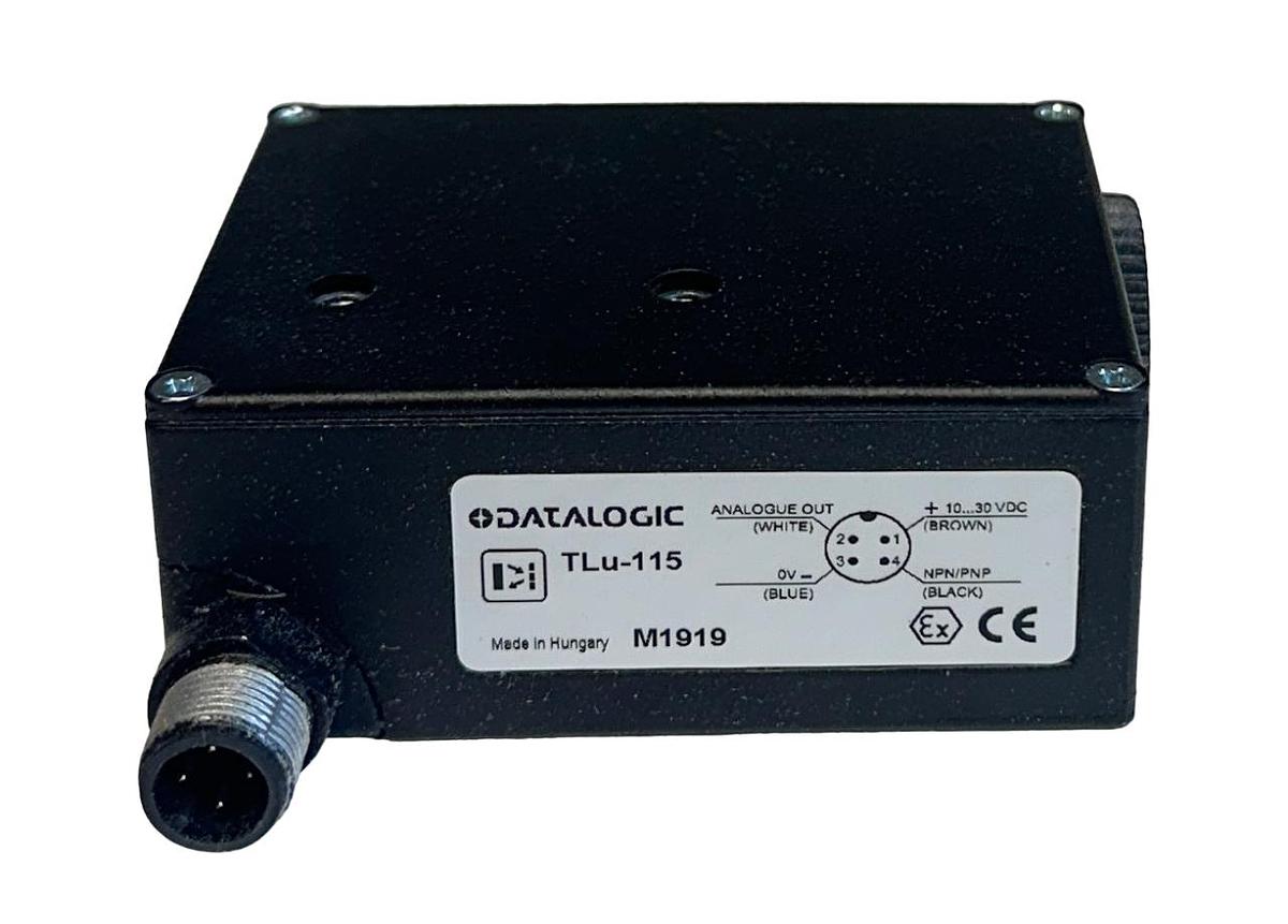 Used NEW DATALOGIC TLu-115 / 964401100 CONTRAST SENSOR 9mm PNP 10-30VDC M12 NSMP