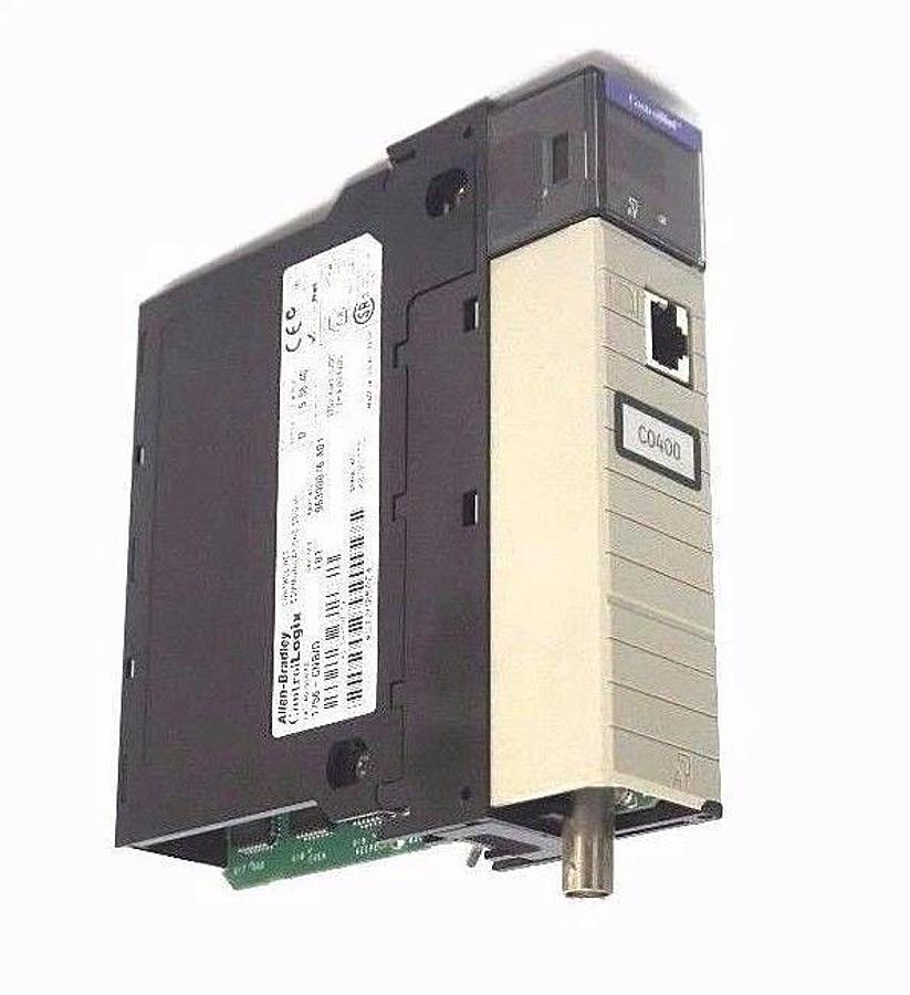 Used ALLEN BRADLEY 1756-CNB/D CONTROL NET COMMUNICATIONS BRIDGE SER. D, CAT. REV. L01