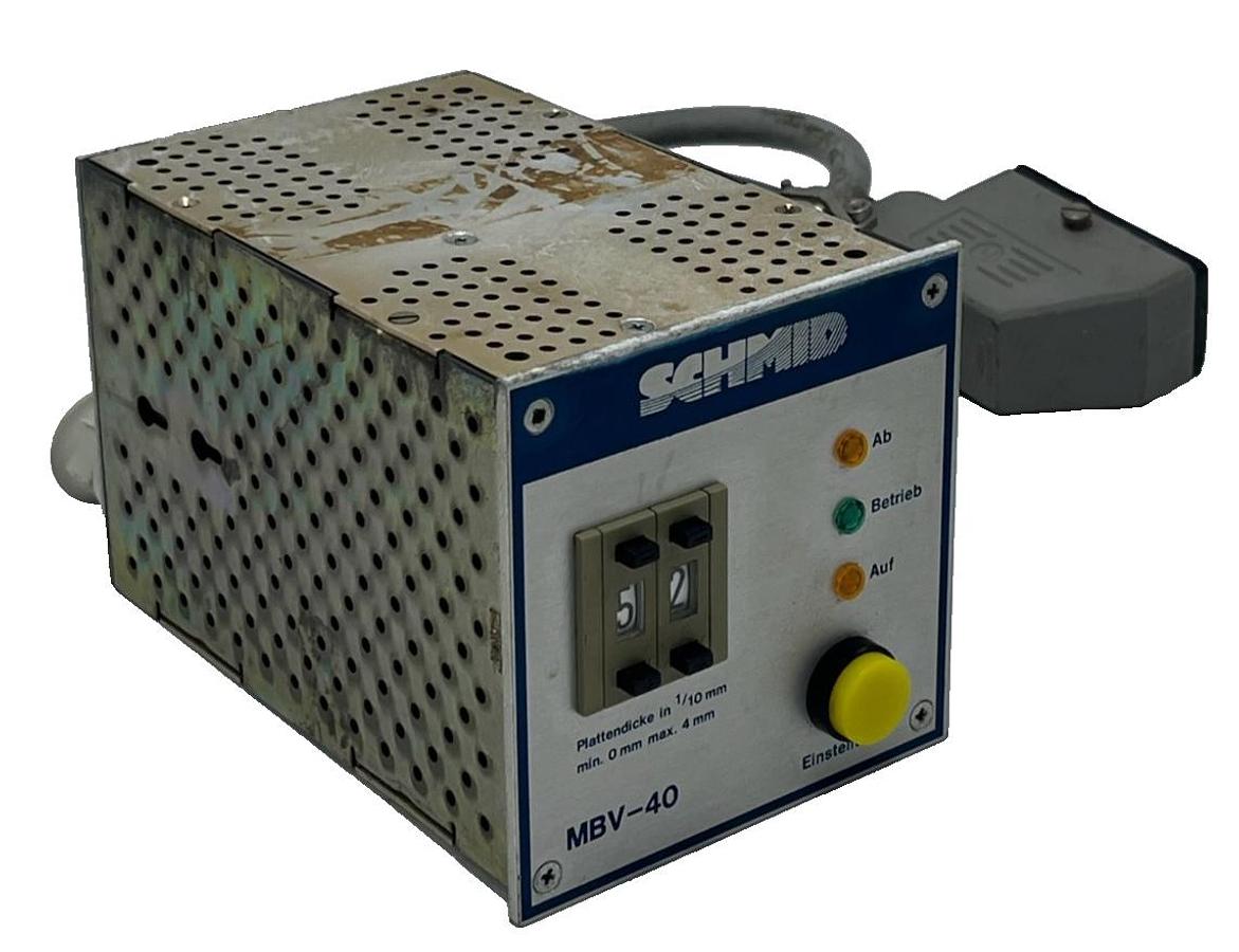 Used Schmid Autronic MBV-40 Control Unit 220V 3-Plug Handheld Device MBV40