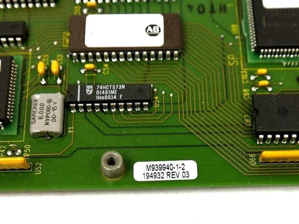 Used ALLEN BRADLEY SP-194933 M939940-1-2 194932 REV. 03 185615-01 CONTROL BOARD