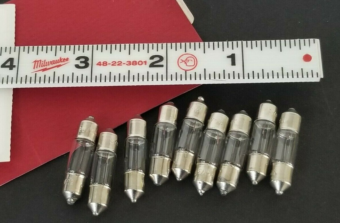Used LOT OF 9 NEW DORNIER 380411 BULBS, 186-06673, SL-24V3WS7380411, 30V, 3W