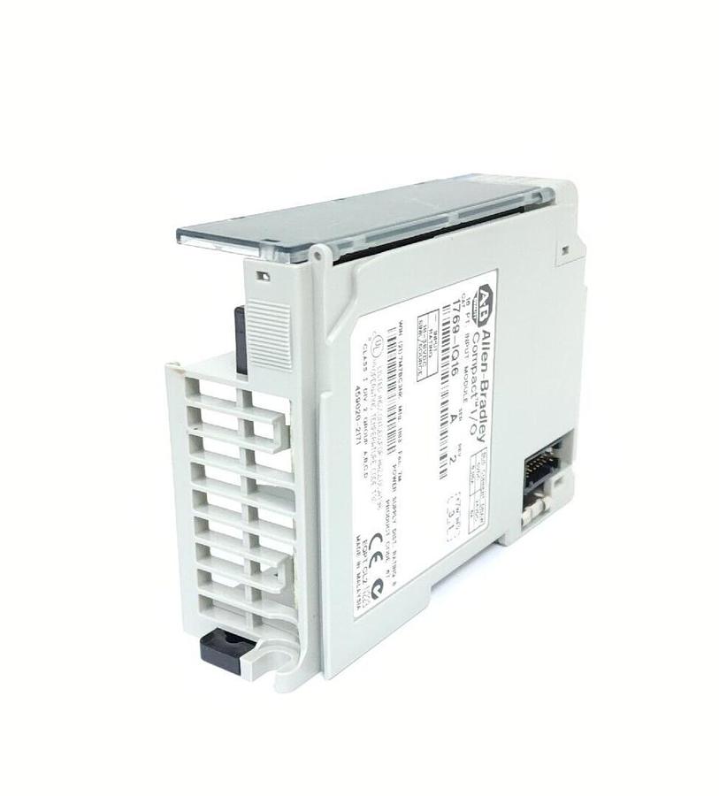 Used NEW ALLEN BRADLEY 1769-IQ16 SER. A REV. 2 COMPACT I/O 16 PT. INPUT MODULE