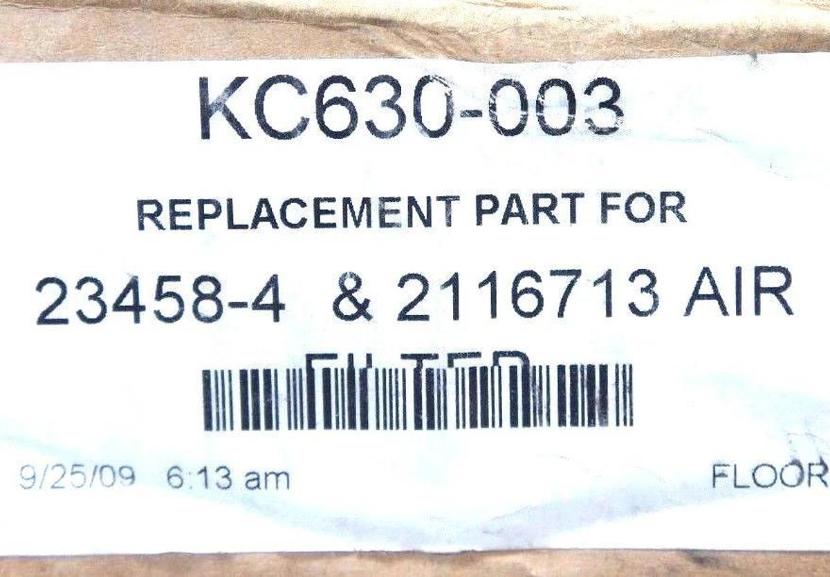 NEW GENERIC KC630-000 REPLACEMENT COMPRESSOR AIR FILTER 17" HEIGHT X 9" WIDTH