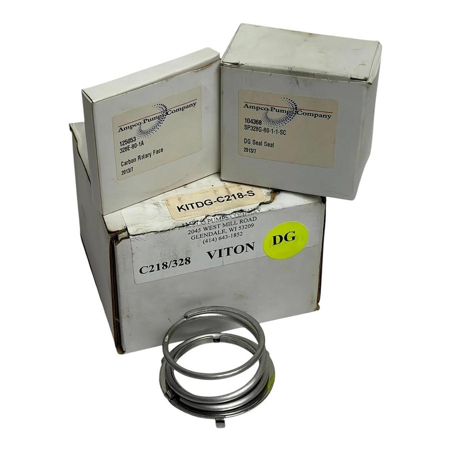 Ampco Pumps KITDG-C218-S Viton Seal Kit 125053 Carbon Face 104368 DG Seal Seat