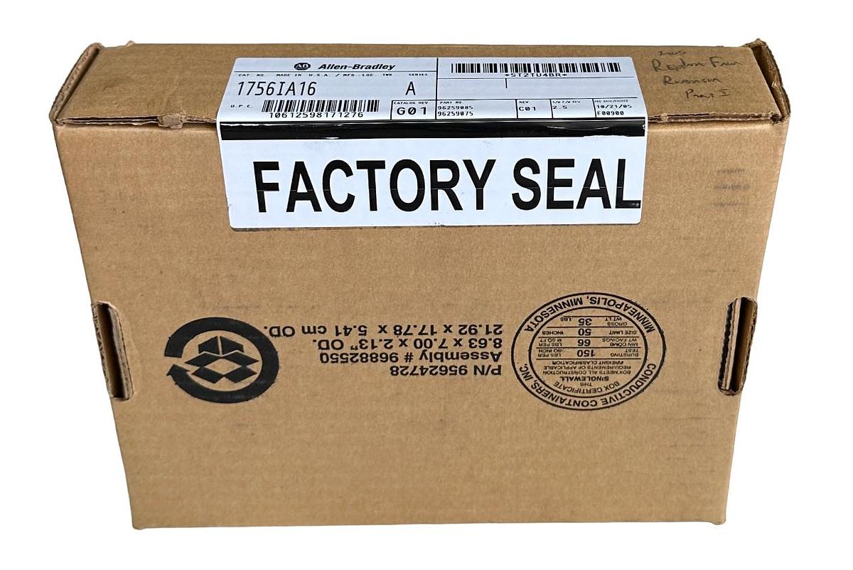NEW SEALED ALLEN BRADLEY 1756-IA16 /A ControlLogix 16-PT INPUT MODULE 1756IA16