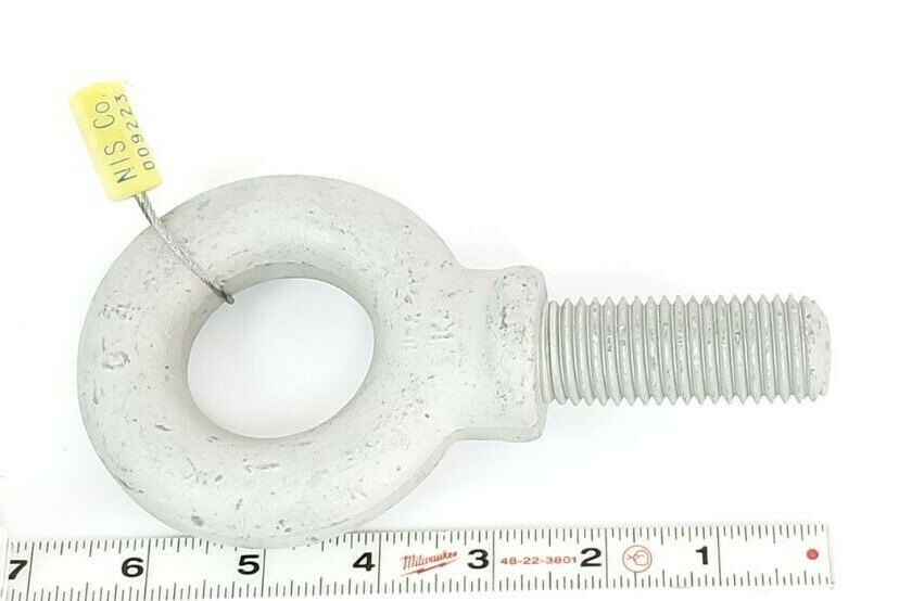 Used NEW NIS CO. 009223 SHOULDER LIFTING EYE BOLT G-4 1 K2