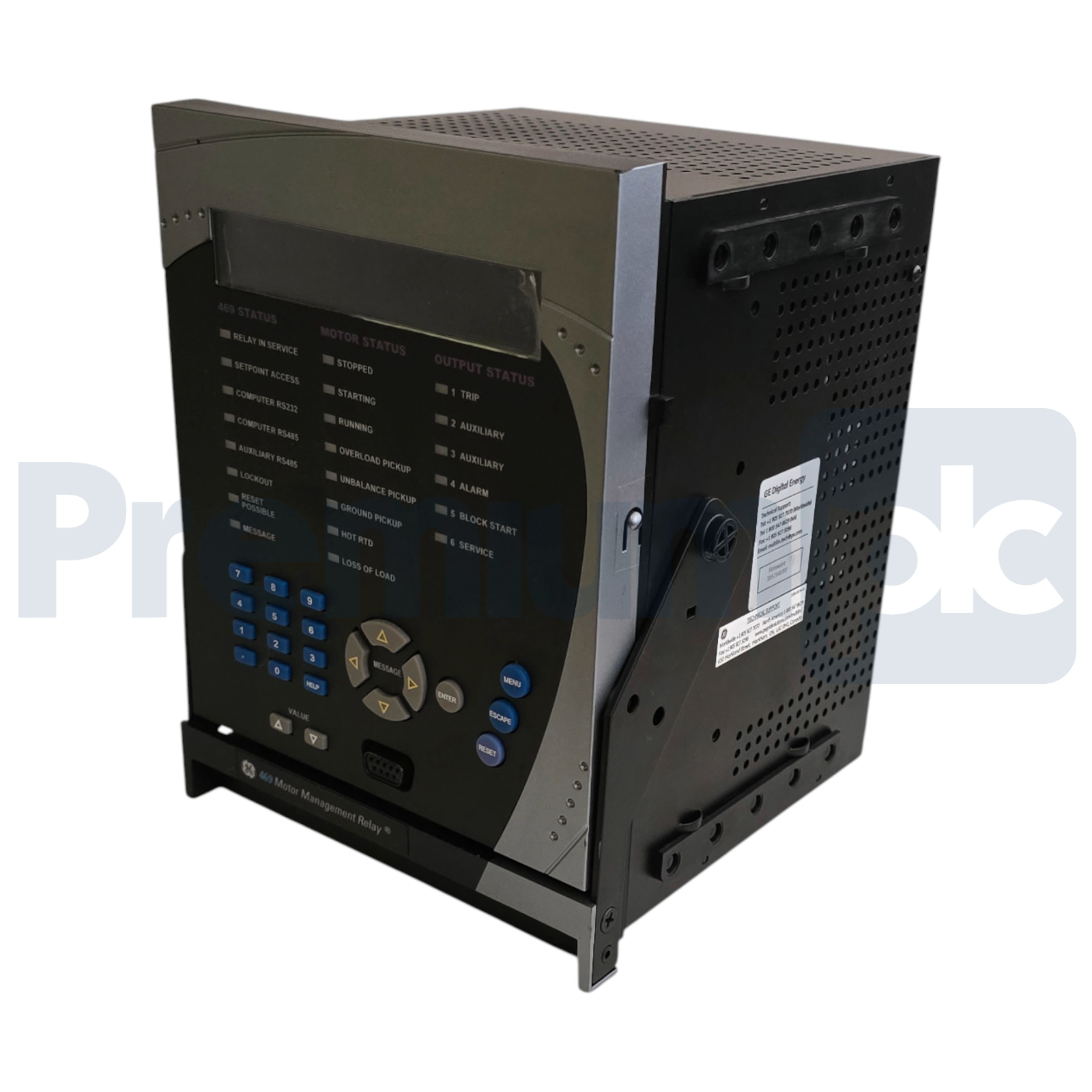 Used GE Multilin 469-P5-HI-A20-E-H SR469 Motor Management Relay w/Enhanced Display