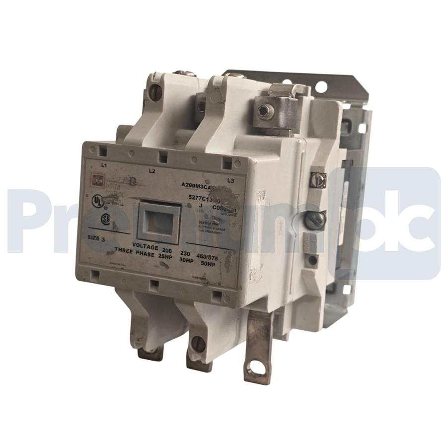 Used CUTLER-HAMMER A200M3CAC - A200 NEMA SIZE 3 MOTOR STARTER 110/120V COIL 90A USPI