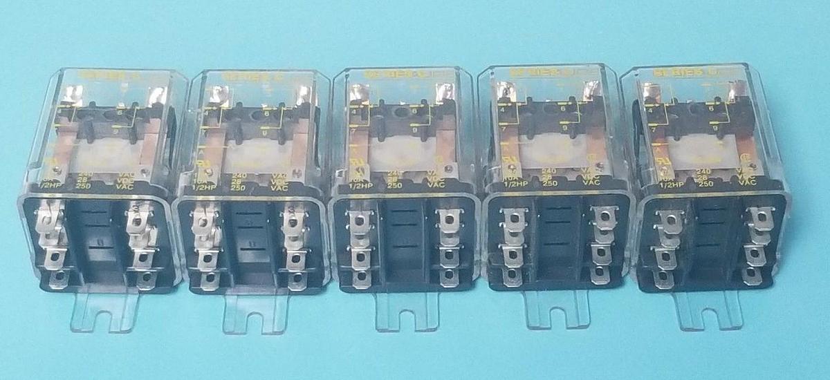 Used LOT OF 5 SQUARE D 8501-KFD12V56 RELAYS SER. C, 48VDC, 8501KFD12V56