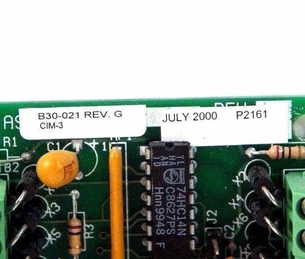 Used MDI MONITOR DYNAMICS, INC. B30-021 REV. G CIM-3 EXPANDER BOARD PWB 201191 REV. A
