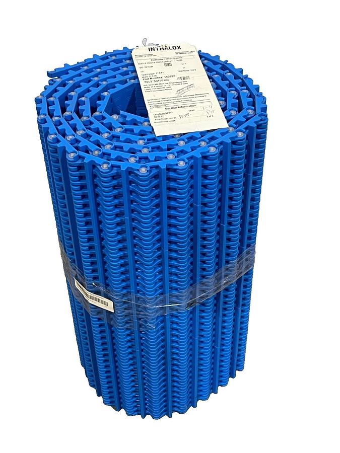 Used INTRALOX 140692 / 57544813 800 SER. MESH TOP BLUE BELT W=24'' L=27' 36 LINKS