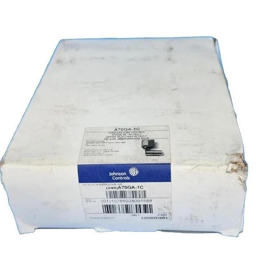 NIB JOHNSON CONTROLS A70GA-1C TEMPERATURE CONTROL 15 / 55 DEG F