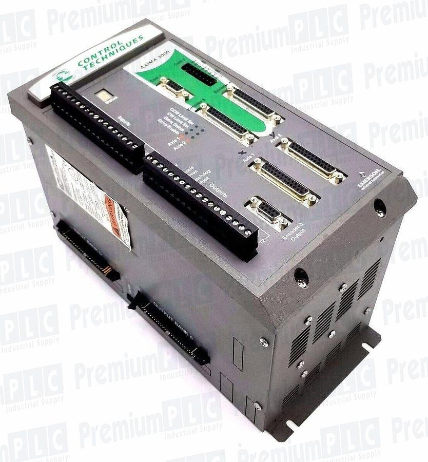 Used CONTROL TECHNIQUES AX-2000-00-00-03C AXIMA 2000 2-AXIS CONTROLLER 964369-37