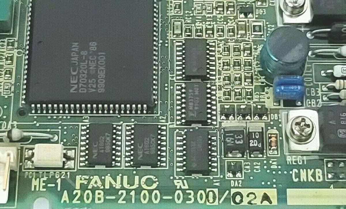 Used FANUC A20B-2100-0300/02A PENDANT BOARD A20B-2100-0300 W/ A20C-200-0270/01A