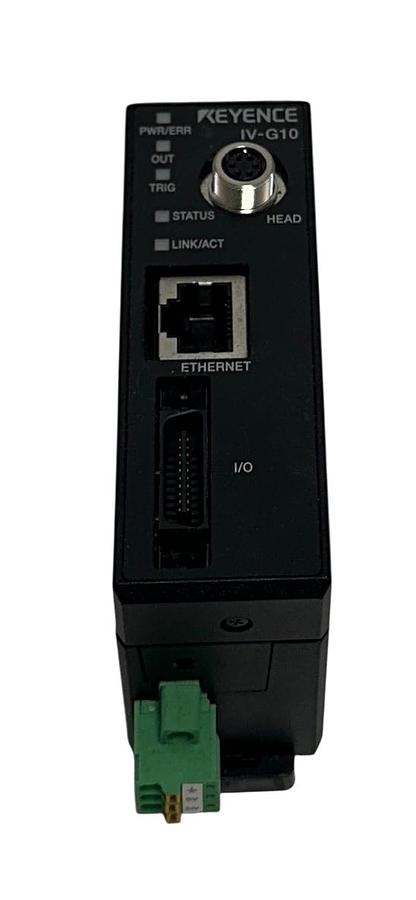 Used KEYENCE IV-G10 / IVG10 SENSOR AMPLIFIER EtherNet 24Vdc 1.8A CLASS 2 50mA USNP