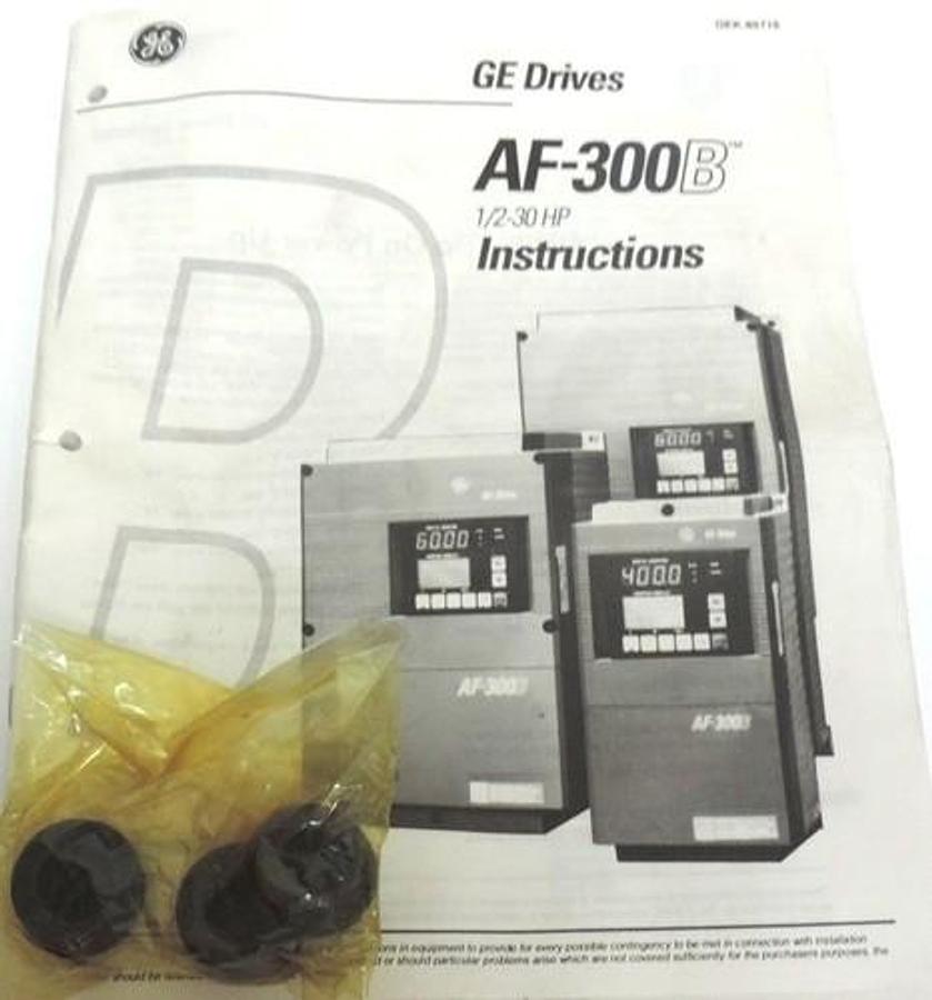 NIB GE 6VAF343002B-A2 DRIVE 6VAF343002BA2, AF-300B, 460V, 3.9A INPUT, HP: 2