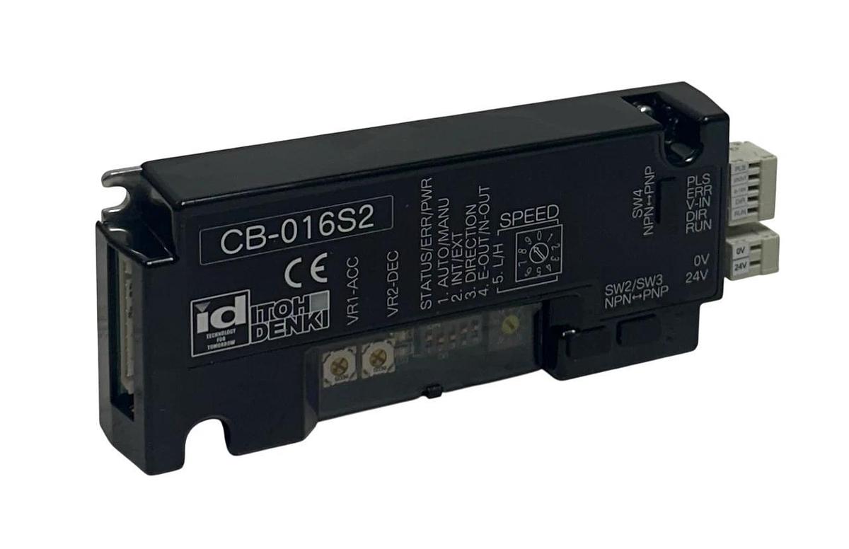 ITOH DENKI CB-016S2 / CB016S2 SPEED ADJUSTMENT DRIVER MODULE 24V VR1/VR2 NSNP